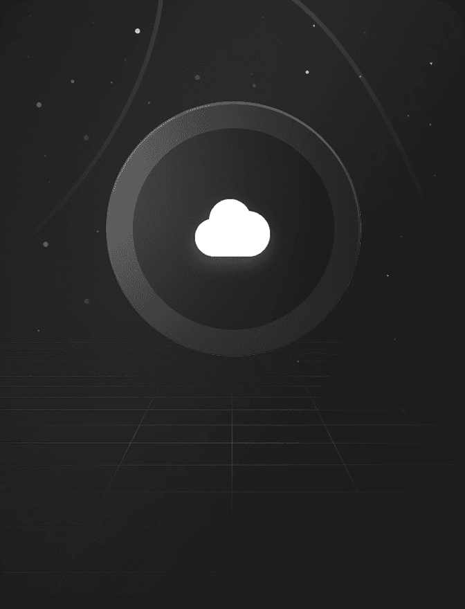 Cloud in circle