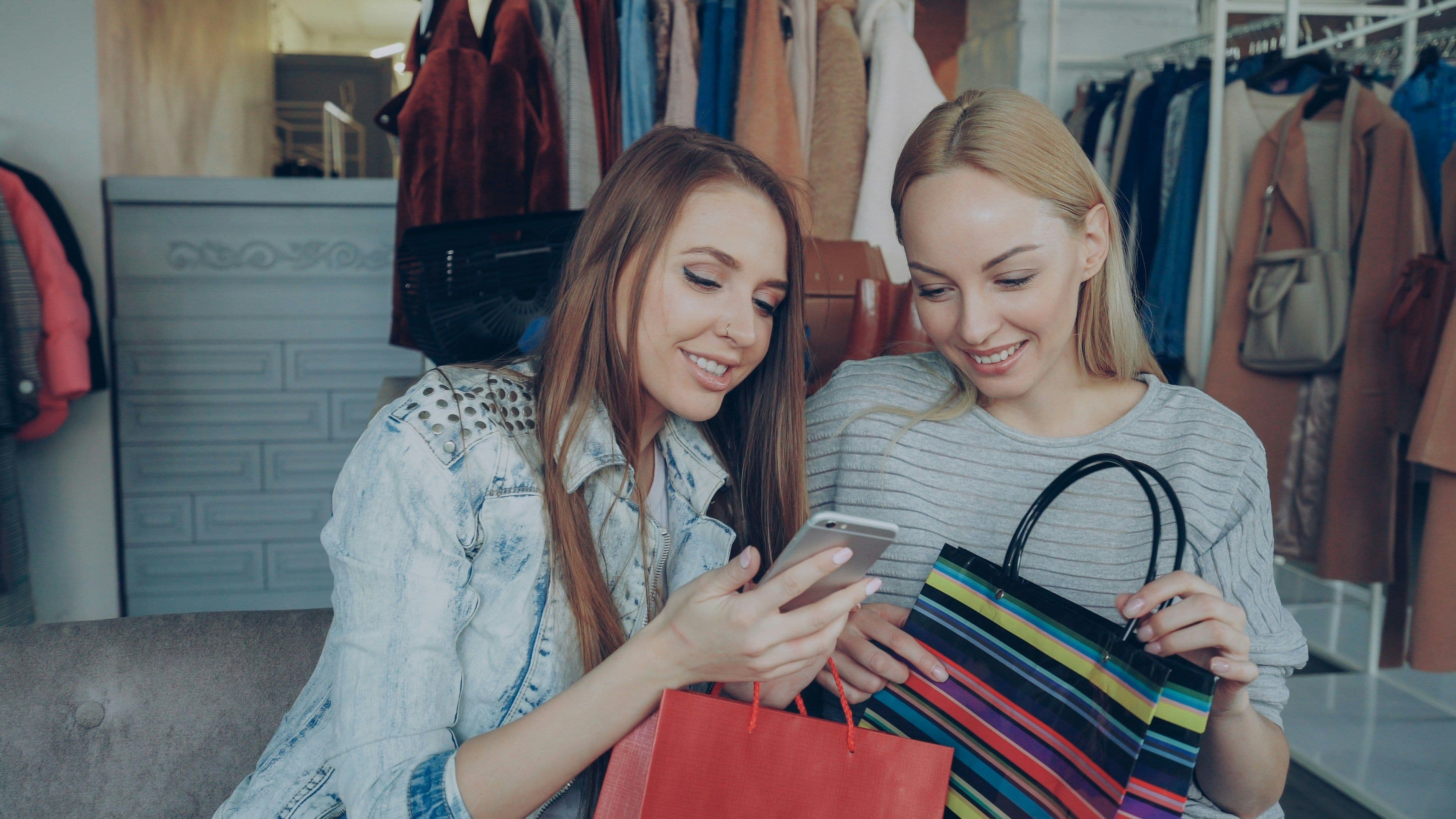 Happy E-commerce Customers