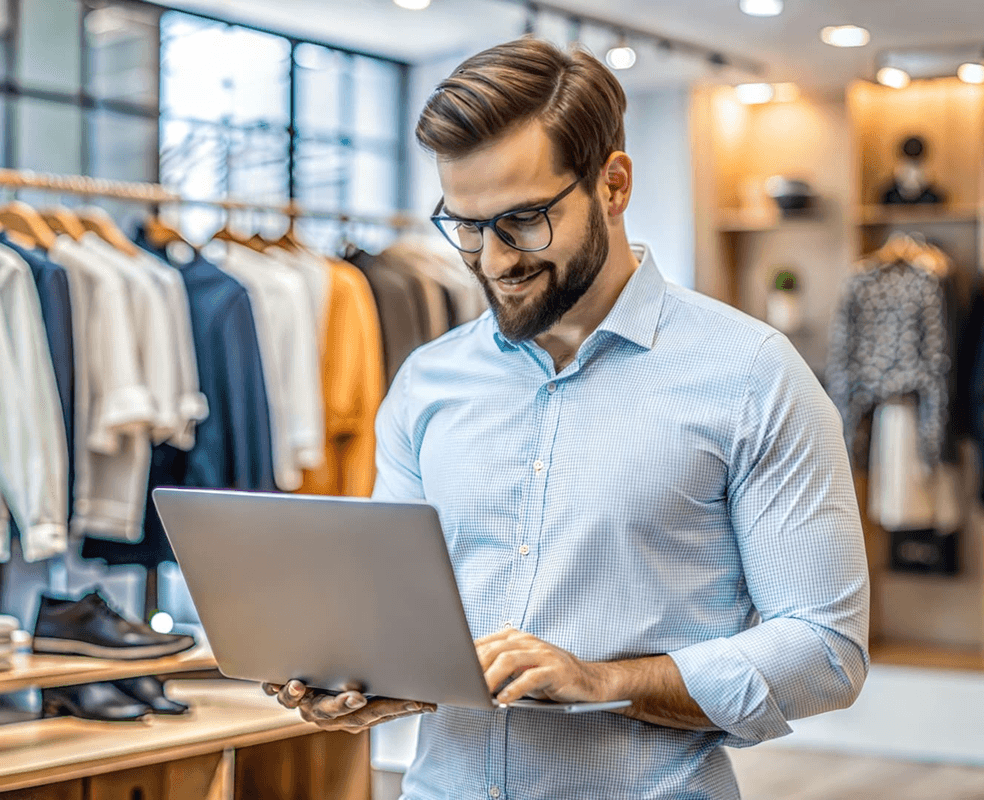 Man With Laptop